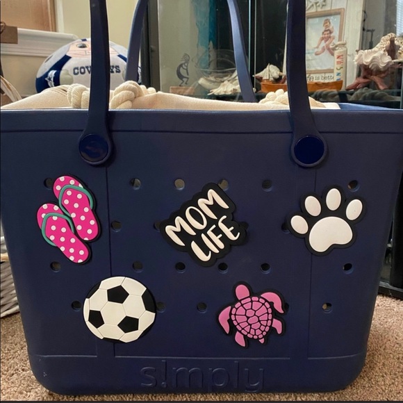 ✨🆕⚽️🥅SIMPLY SOUTHERN SOCCER SIMPLY TOTE CHARM ACCESSORY🥅⚽️ - Picture 2 of 5